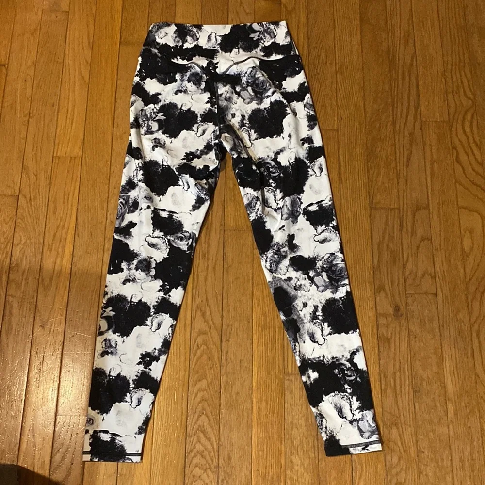 BUFFBUNNY DEFY LEGGINGS black rose M - Picture 5 of 7